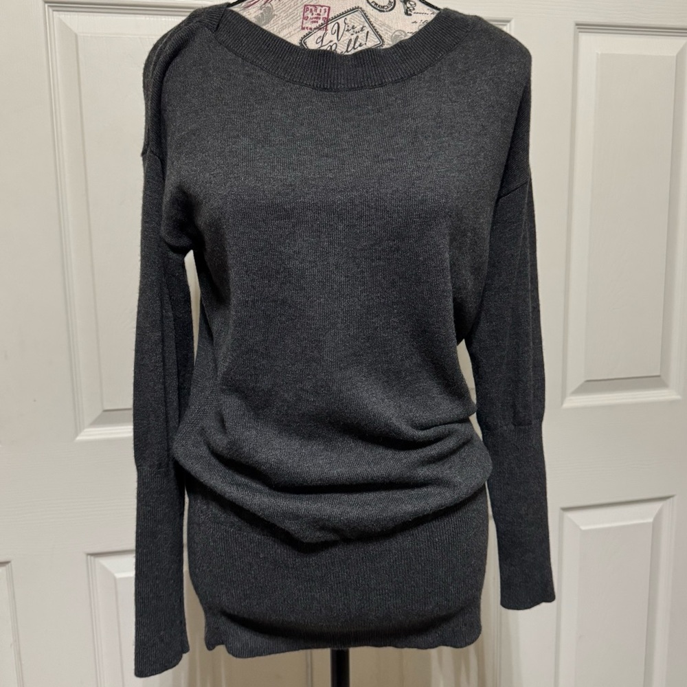 White House Black Market Charcoal Sweater